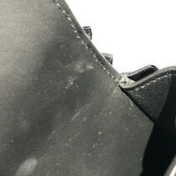 Balenciaga Hourglass XS Black Satin Leather Shoulder Bag - Picture 9 of 11